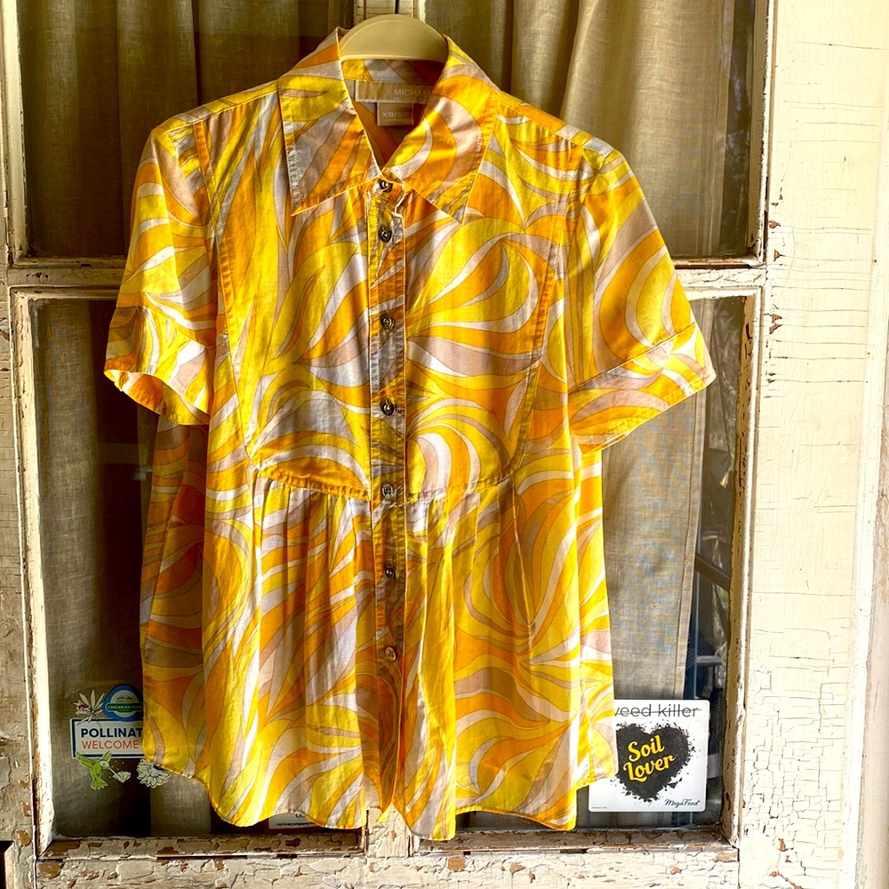 MICHAEL Michael Kors Button Blouse